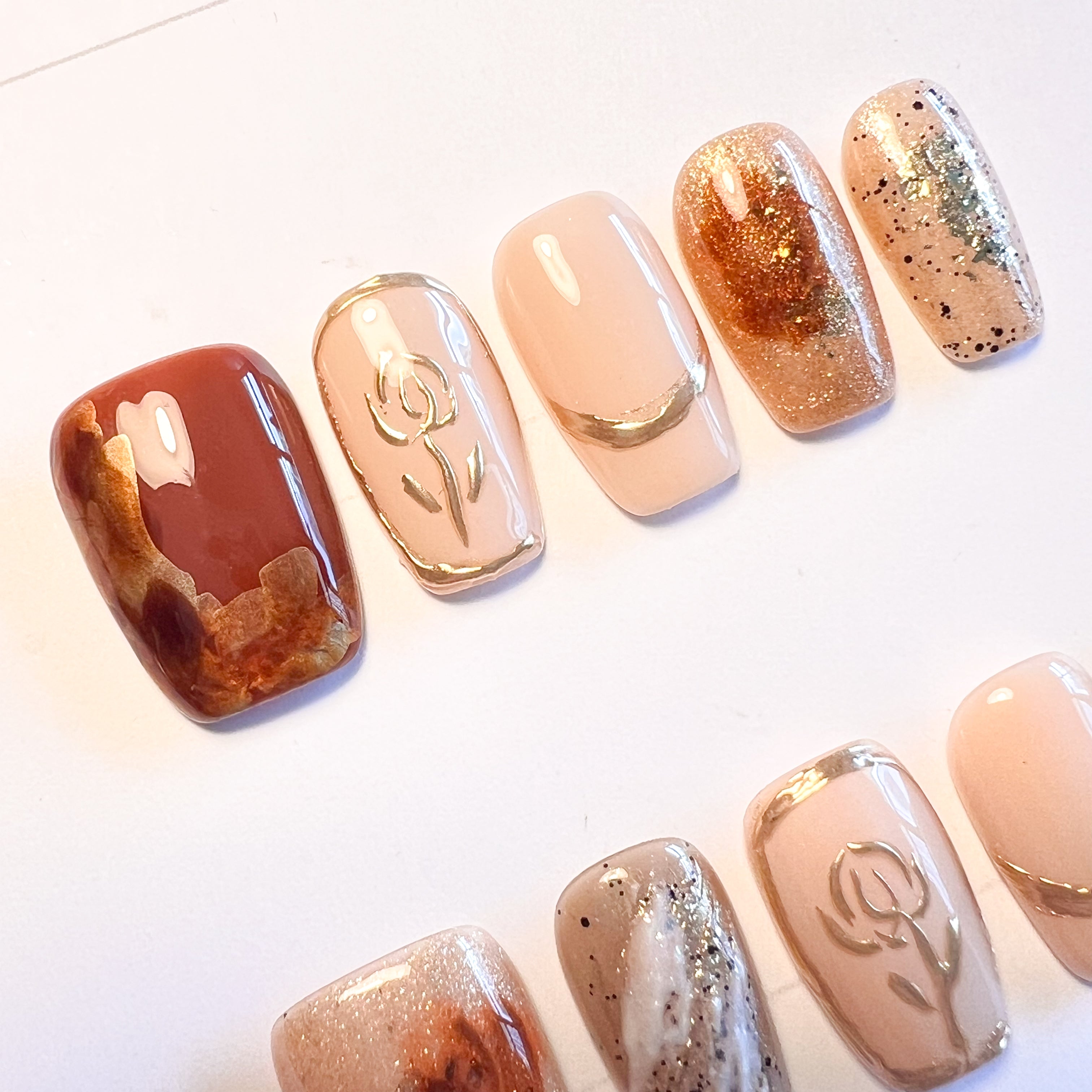 Gold Splatters