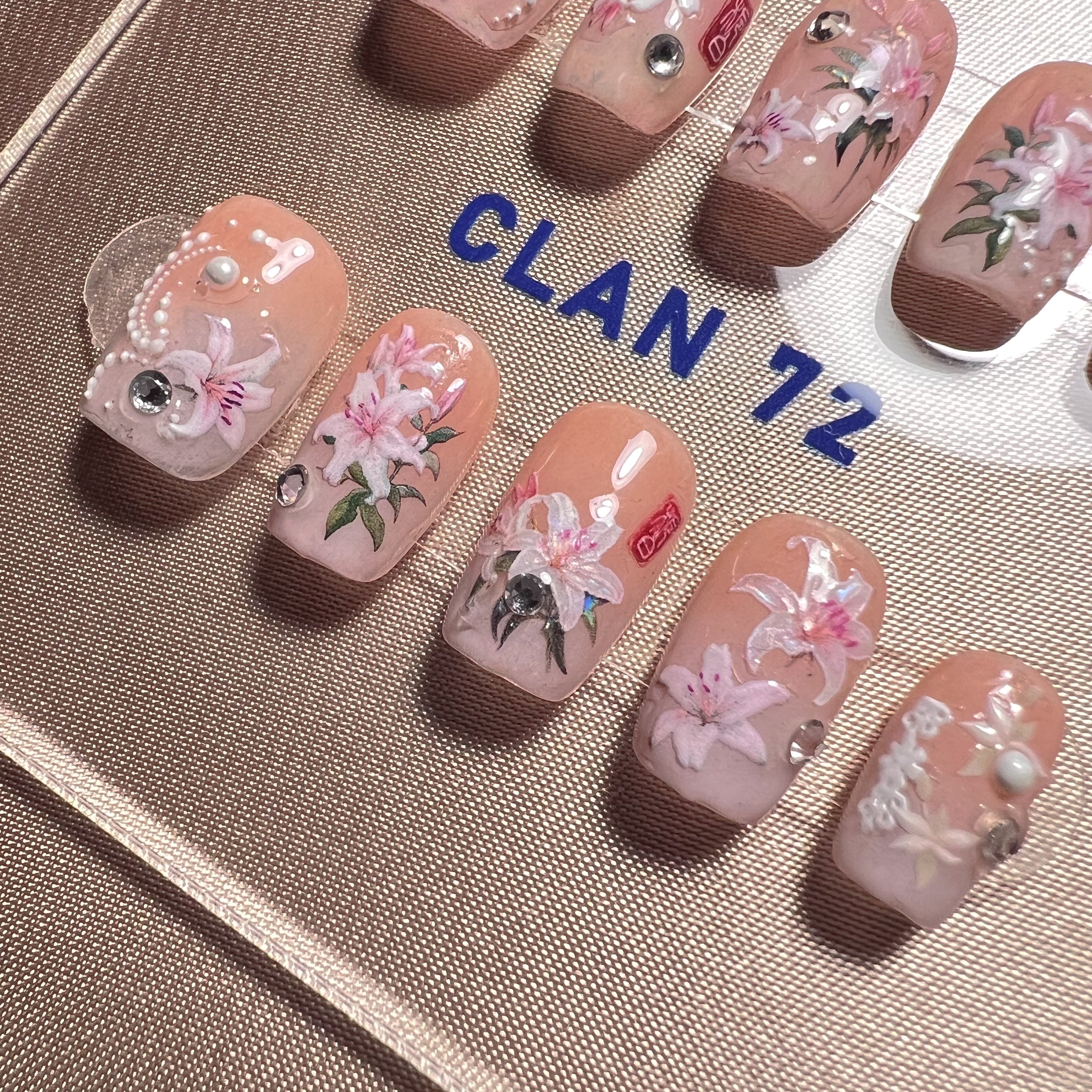 Peachy Lilies