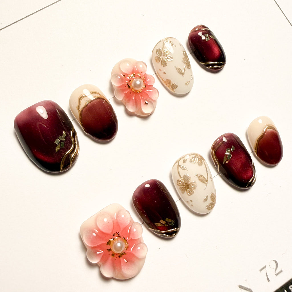 Plum Brocade