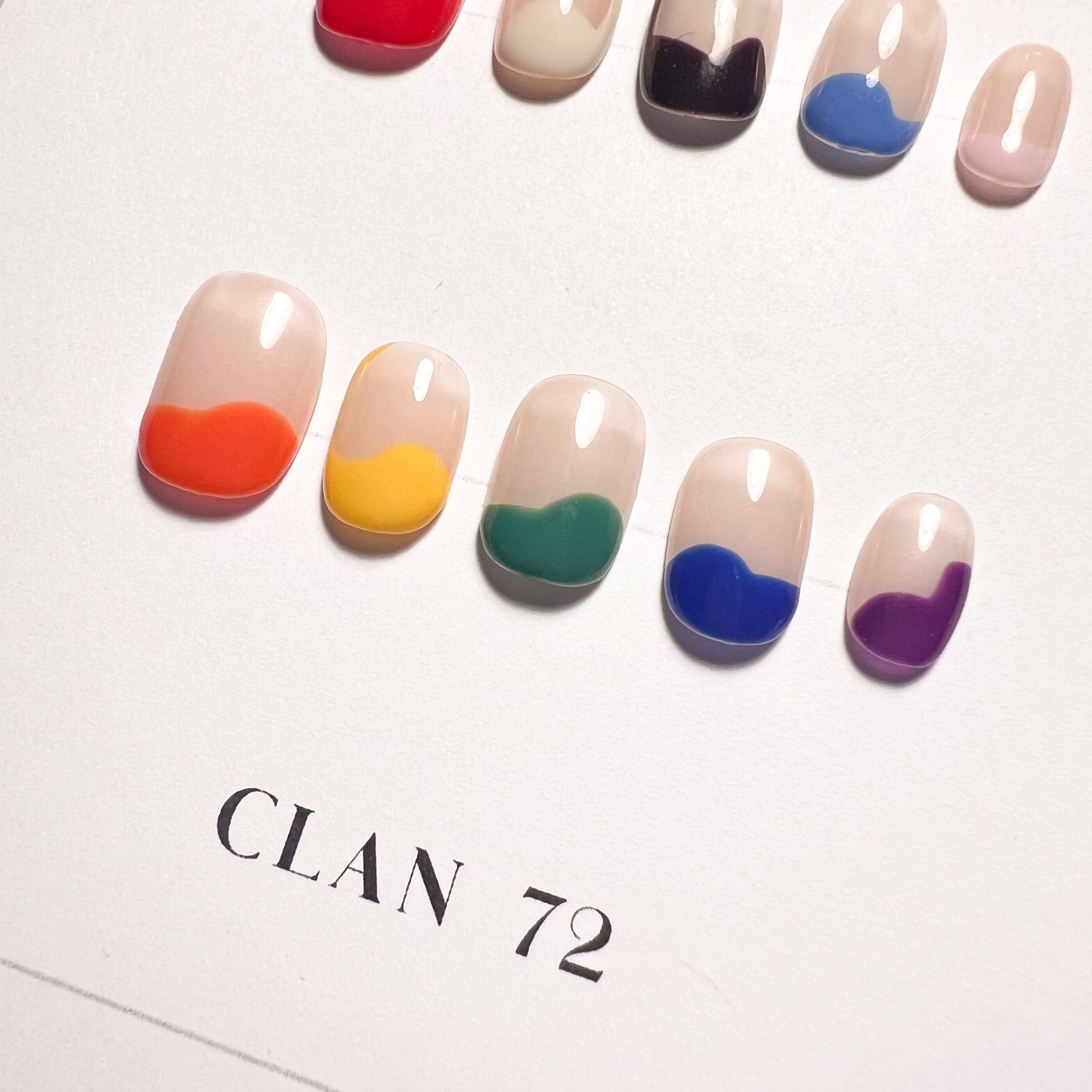 Rainbow tips
