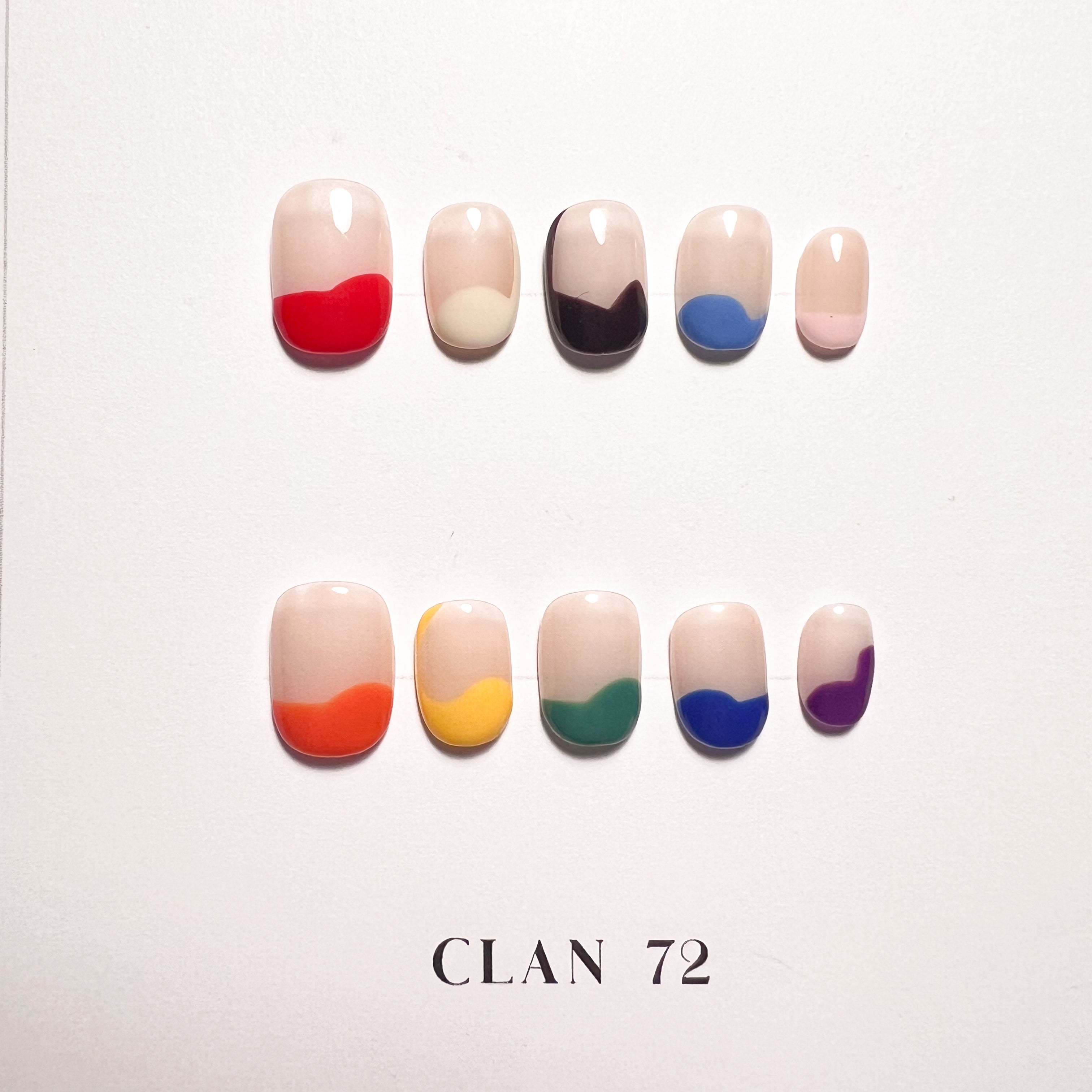 Rainbow tips