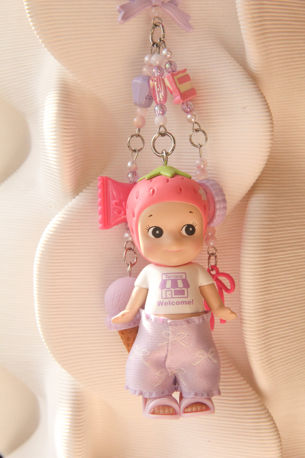 Valentines Exclusive: Sonny Angel Seoul Series Strawberry (Welcome) Keychain