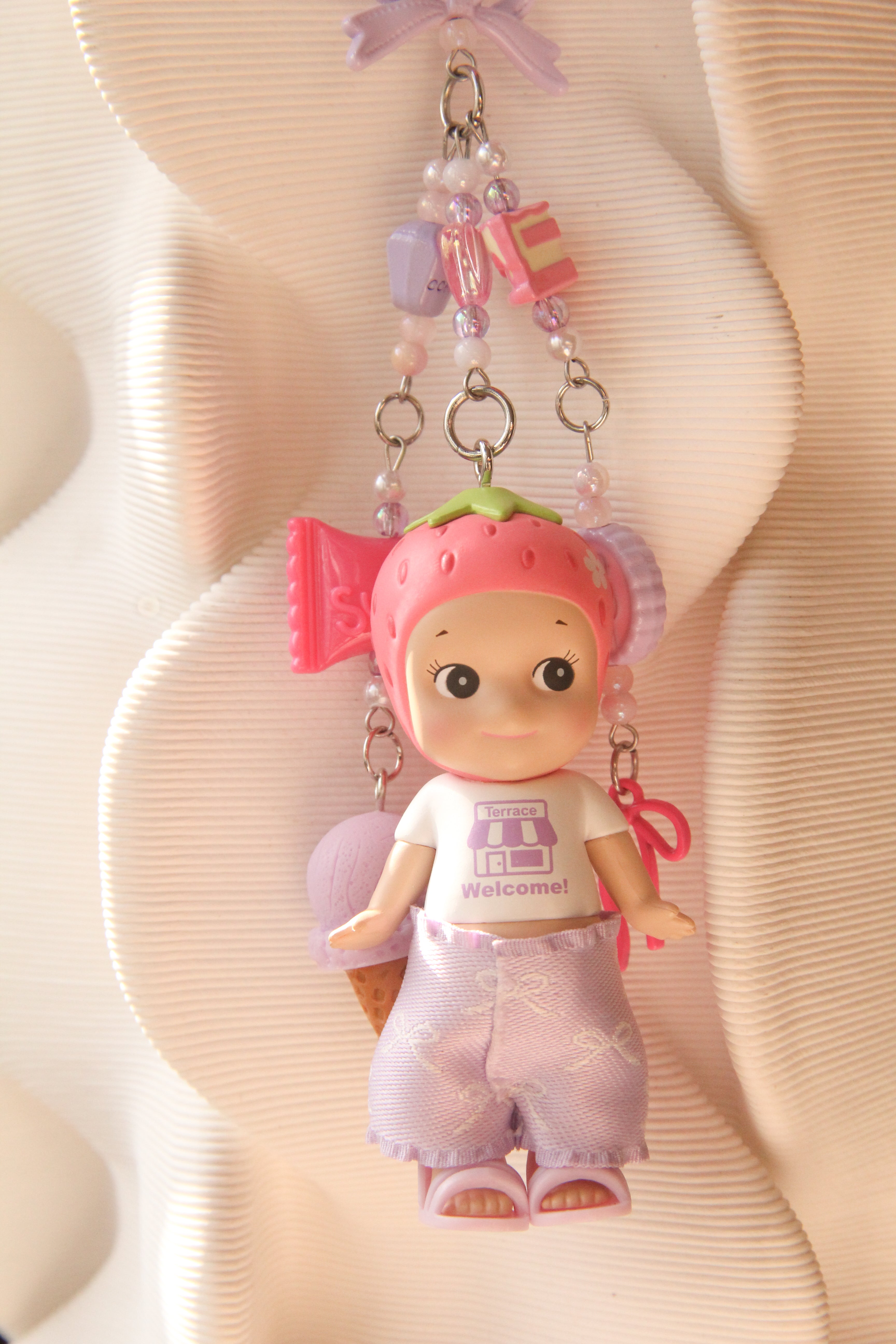 Valentines Exclusive: Sonny Angel Seoul Series Strawberry (Welcome) Keychain