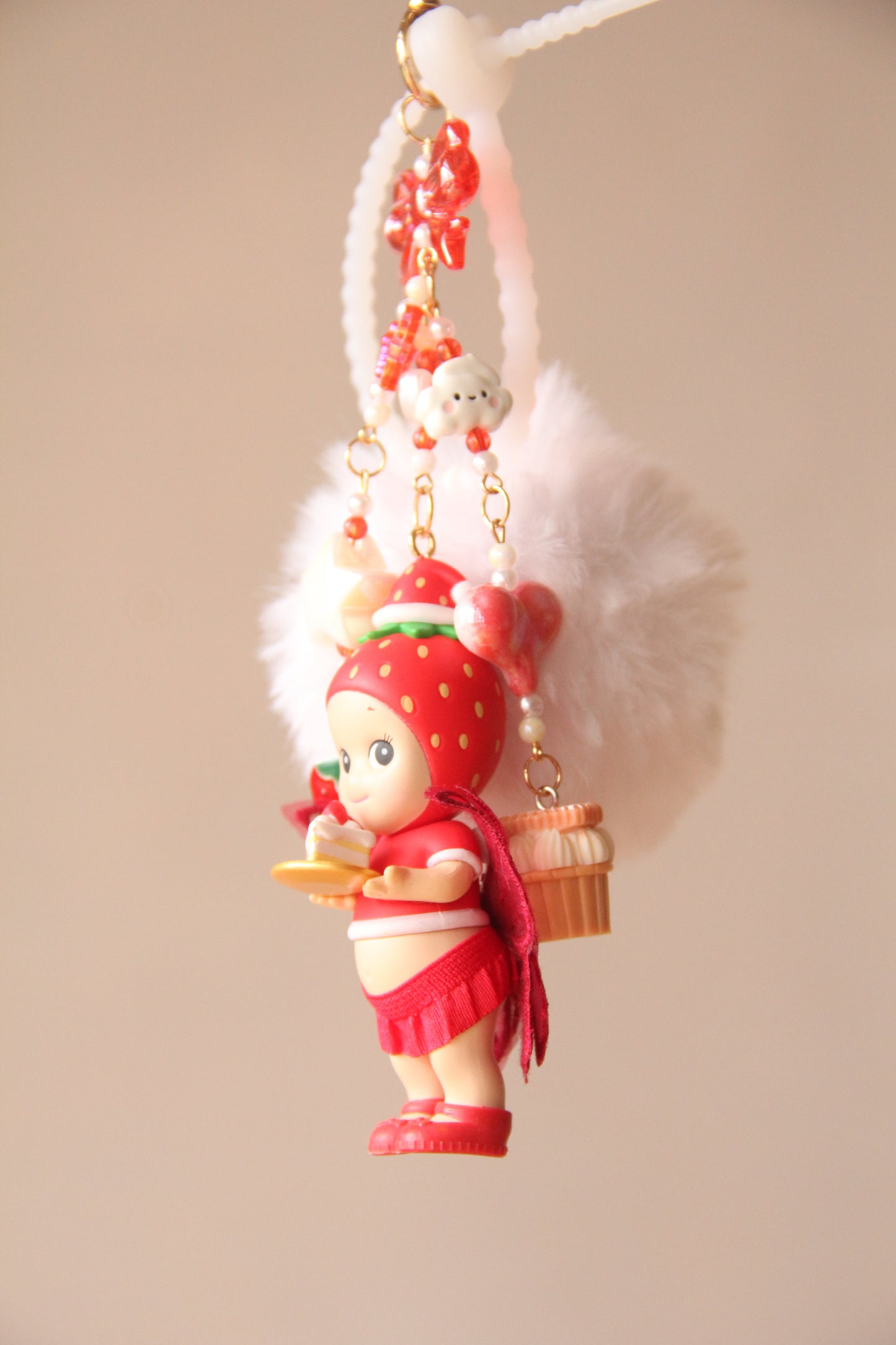 Valentines Exclusive: Sonny Angel Christmas Dinner Strawb Keychain