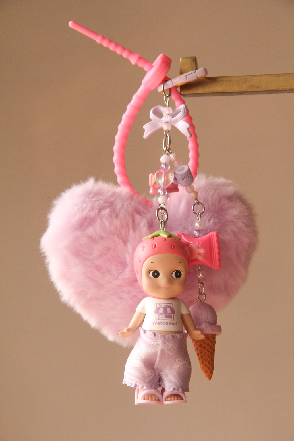 Valentines Exclusive: Sonny Angel Seoul Series Strawberry (Welcome) Keychain