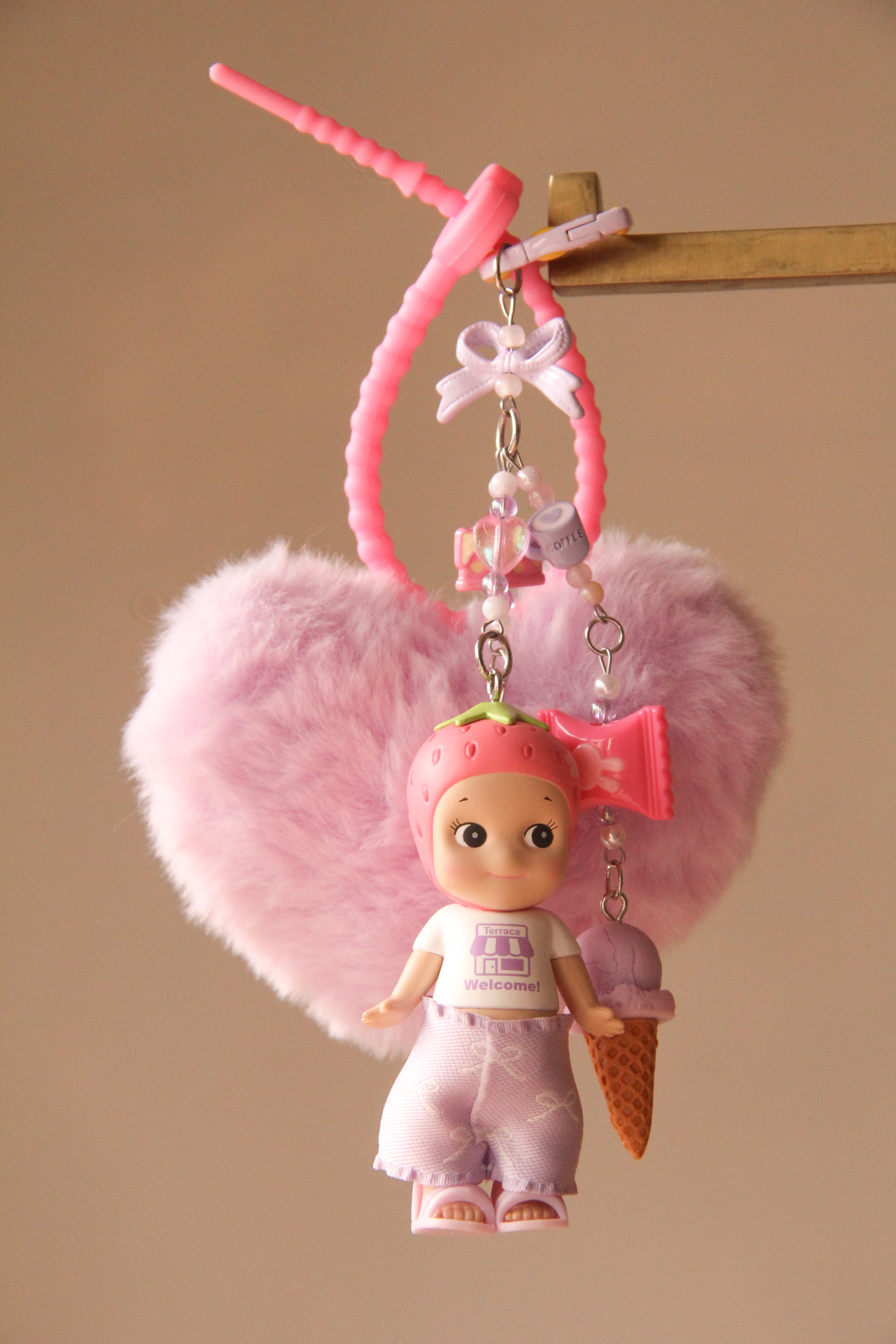Valentines Exclusive: Sonny Angel Seoul Series Strawberry (Welcome) Keychain